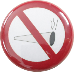 Joints verboten Button